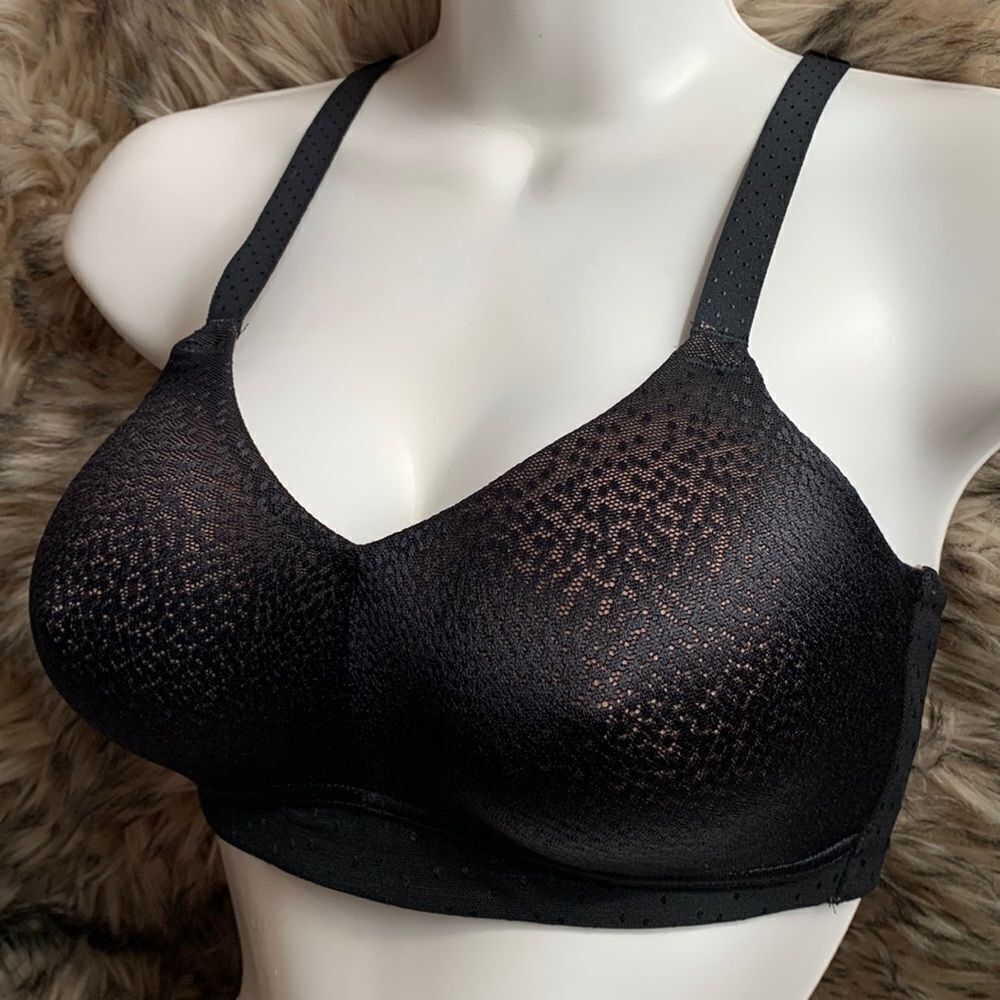 Wacoal Wireless Unlined Soft Cup Bra 38C Black